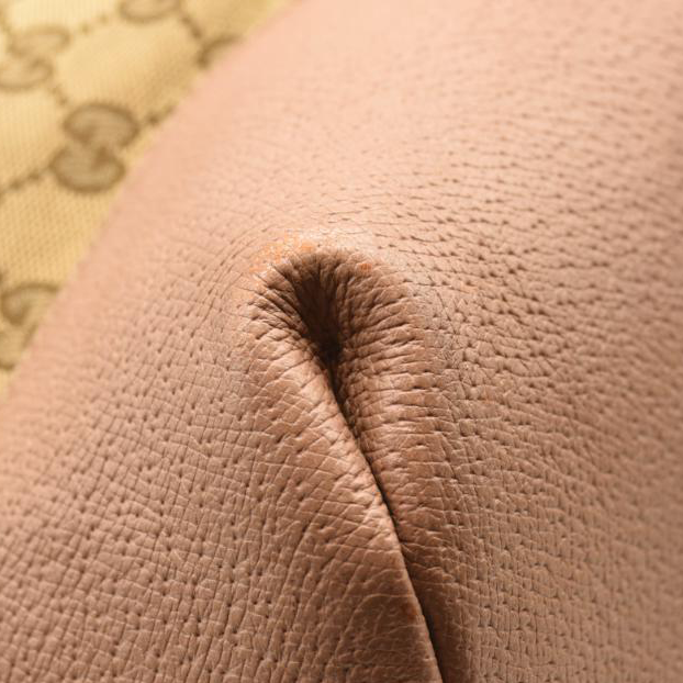 Gucci Brown GG Canvas Bree Satchel Pink Beige