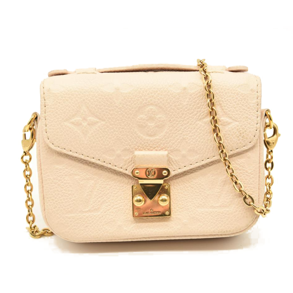 Used Louis Vuitton Empreinte Micro Metis Beige Clair