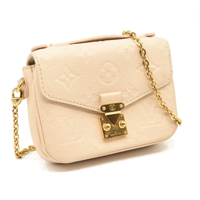 Used Louis Vuitton Empreinte Micro Metis Beige Clair
