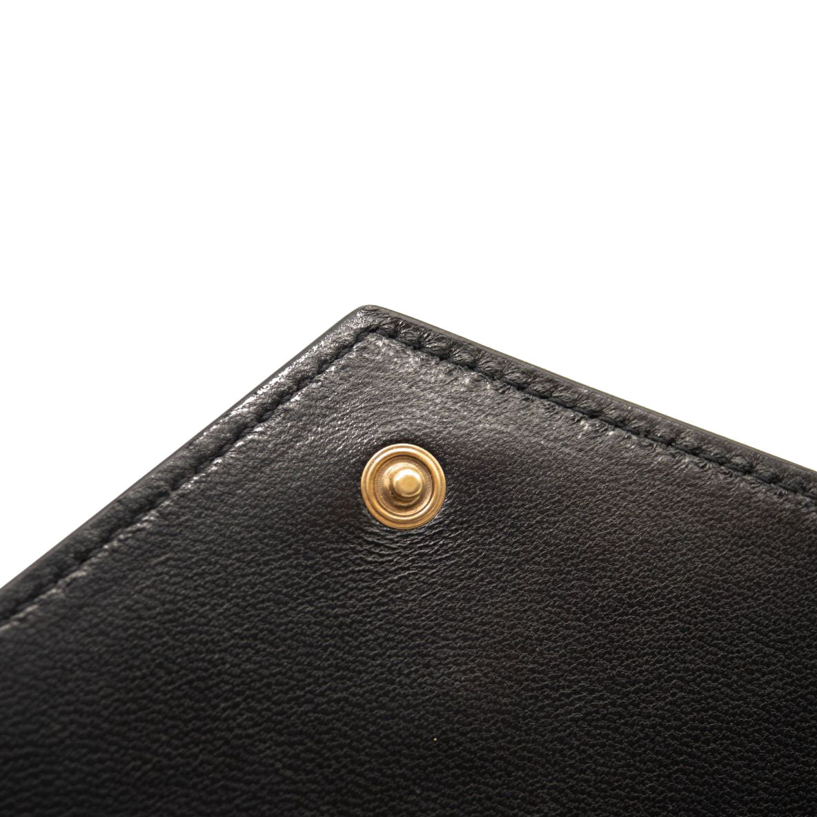 NEW $645 Saint Laurent Small Lambskin Leather Envelope Wallet