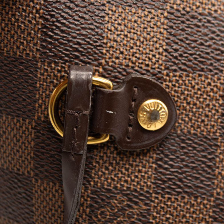 LOUIS VUITTON Damier Ebene Neo Neverfull MM Rose Ballerine