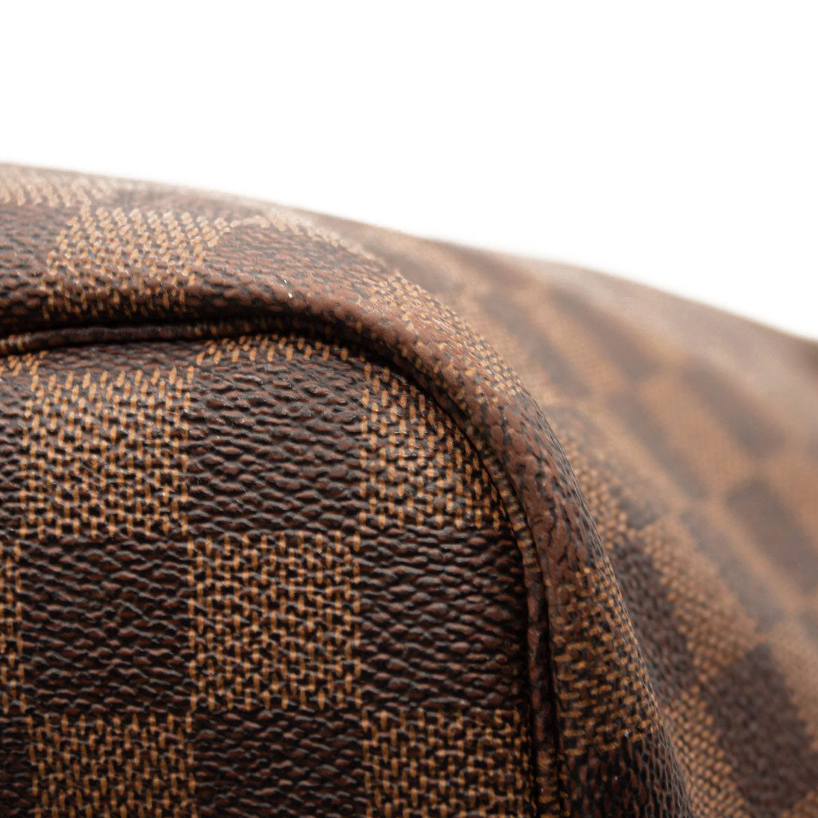 LOUIS VUITTON Damier Ebene Neo Neverfull MM Rose Ballerine