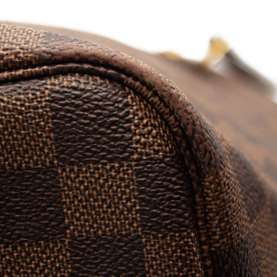 LOUIS VUITTON Damier Ebene Neo Neverfull MM Rose Ballerine