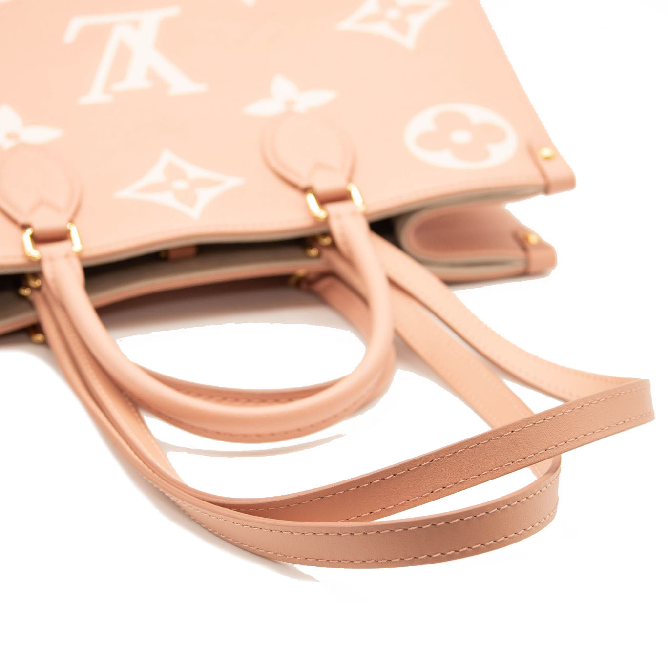 LOUIS VUITTON Empreinte Monogram Giant Onthego MM Arizona Creme