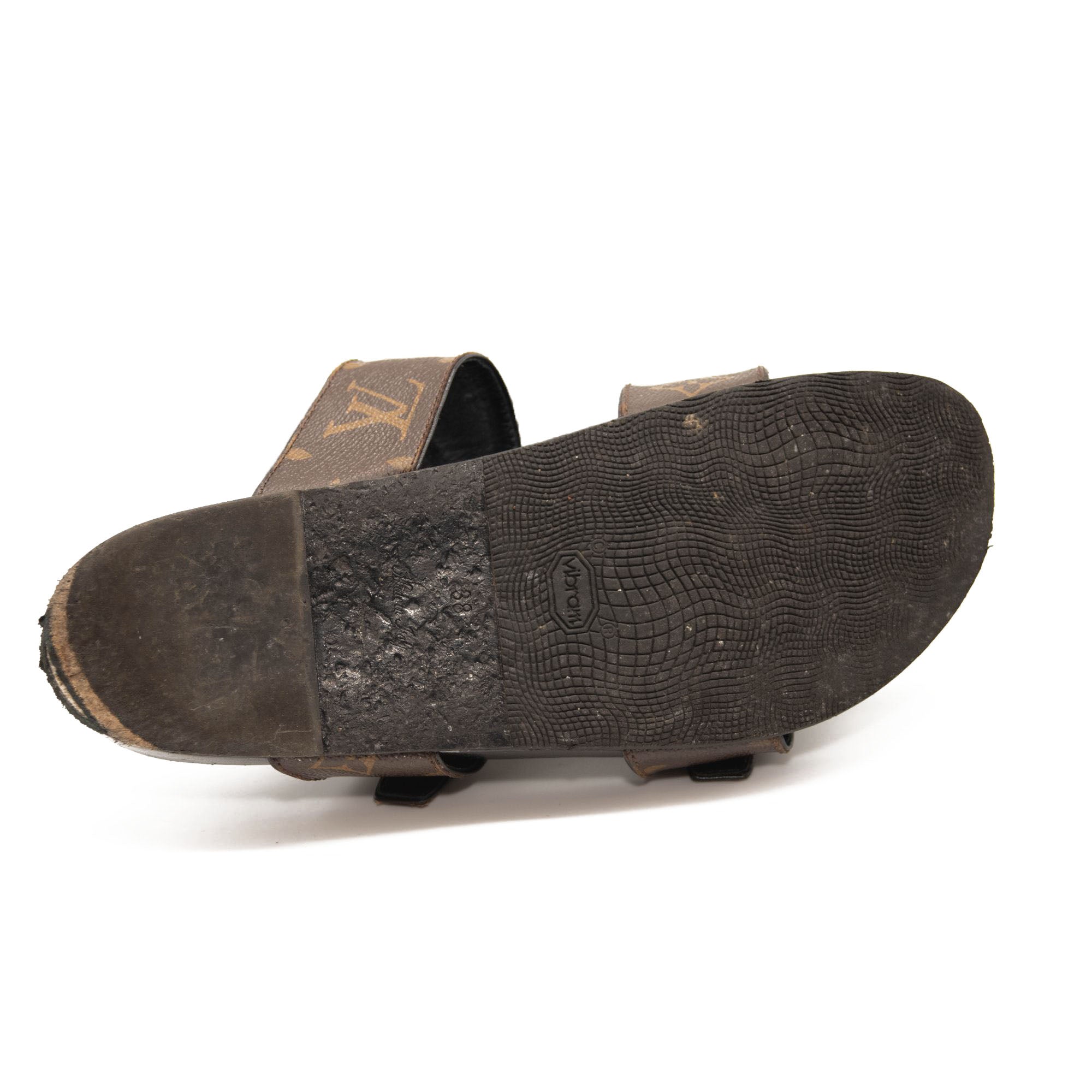 Louis Vuitton Bom Dia Flat Mule Slides Sandals