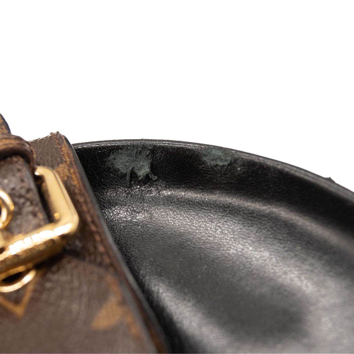 Bom dia leather mules Louis Vuitton Black size 38 EU in Leather