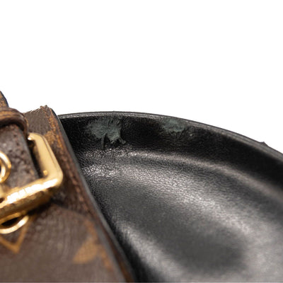Bom dia leather mules Louis Vuitton Black size 36 EU in Leather - 32018162