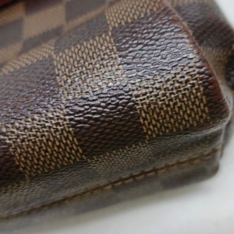 Used LOUIS VUITTON Damier Ebene Croisette