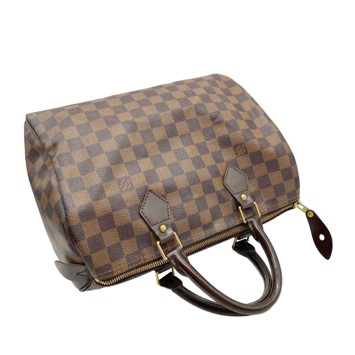 Louis Vuitton Speedy 30 Damier Ebene Brown Canvas Satchel
