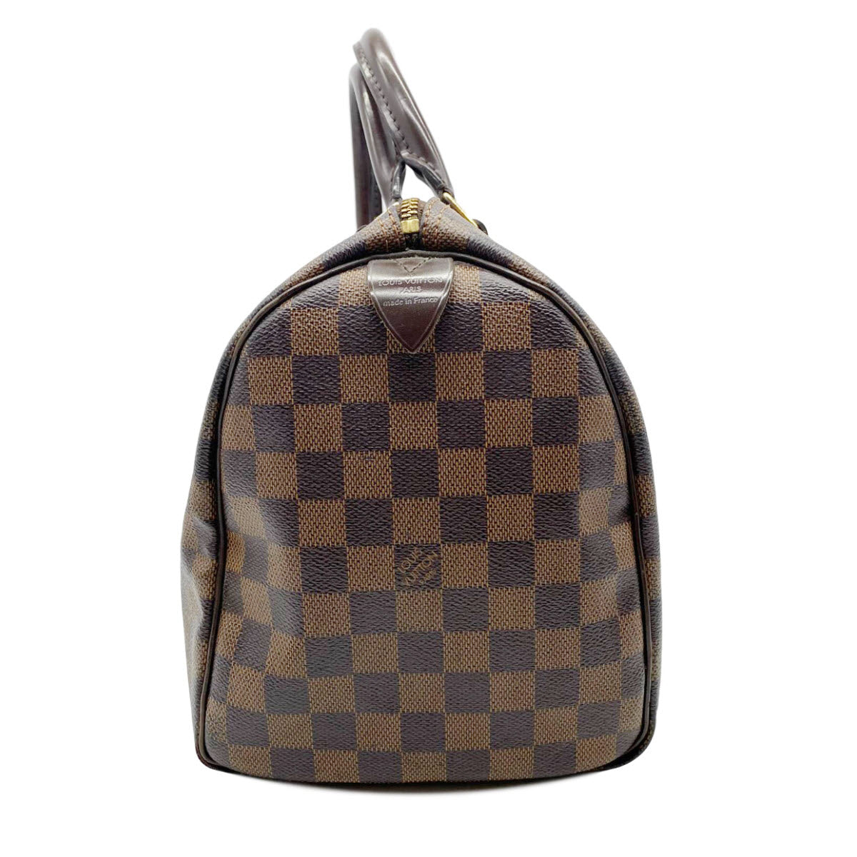 Louis Vuitton Speedy 30 Damier Ebene Brown Canvas Satchel