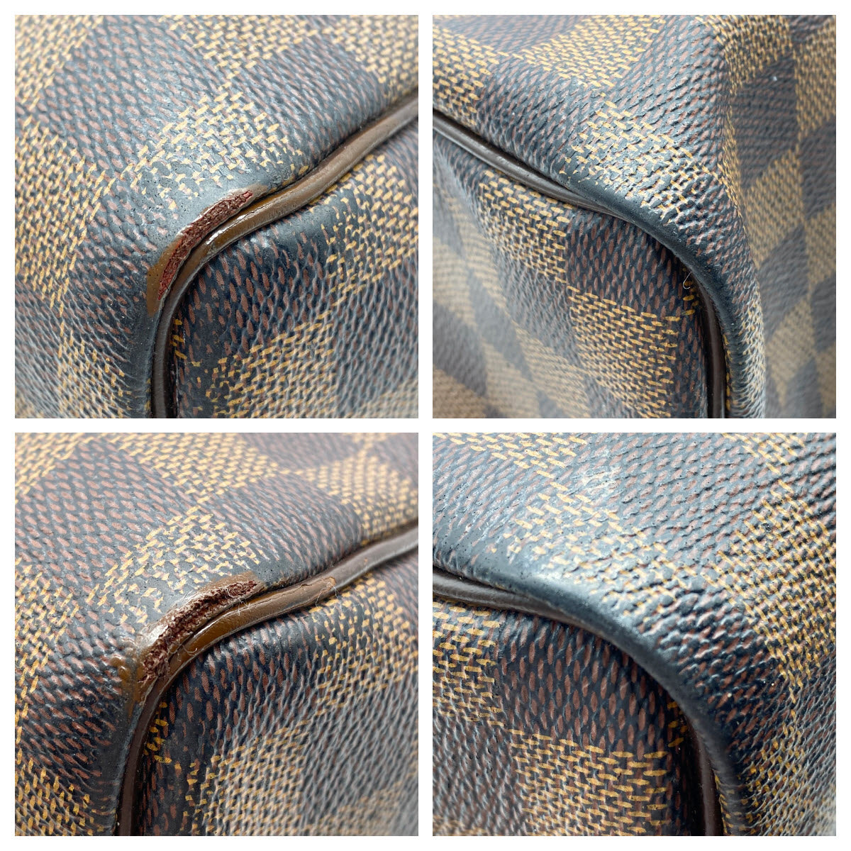 Louis Vuitton Speedy 30 Damier Ebene Brown Canvas Satchel