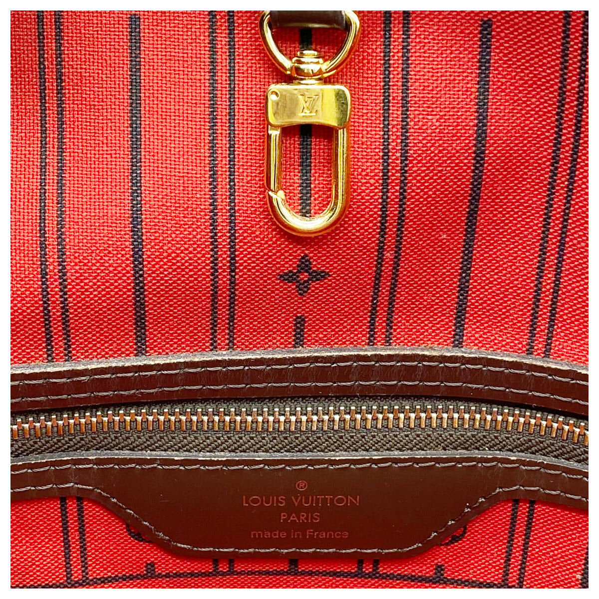 Louis Vuitton Damier Neverfull PM N51109 Bag Tote Bag