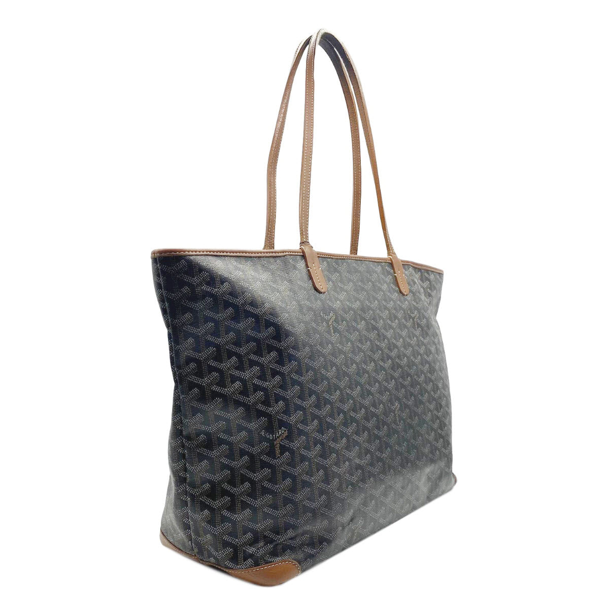 Goyard Goyardine Artois Mm Gold Black Coated Canvas Tote