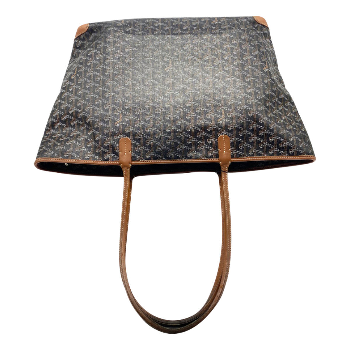 Goyard Goyardine Artois Mm Gold Black Coated Canvas Tote