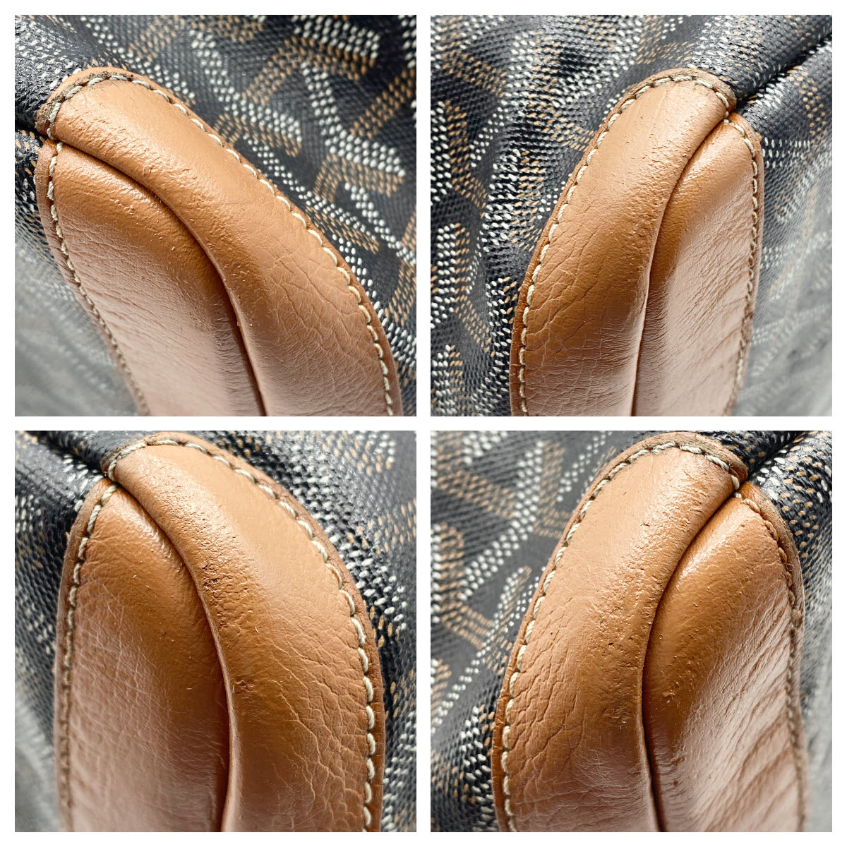 Goyard Goyardine Artois Mm Gold Black Coated Canvas Tote