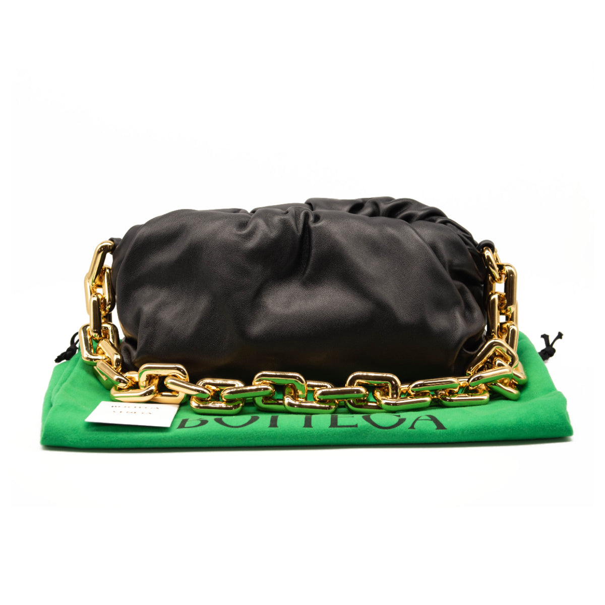 The Chain Pouch Leather Shoulder Bag