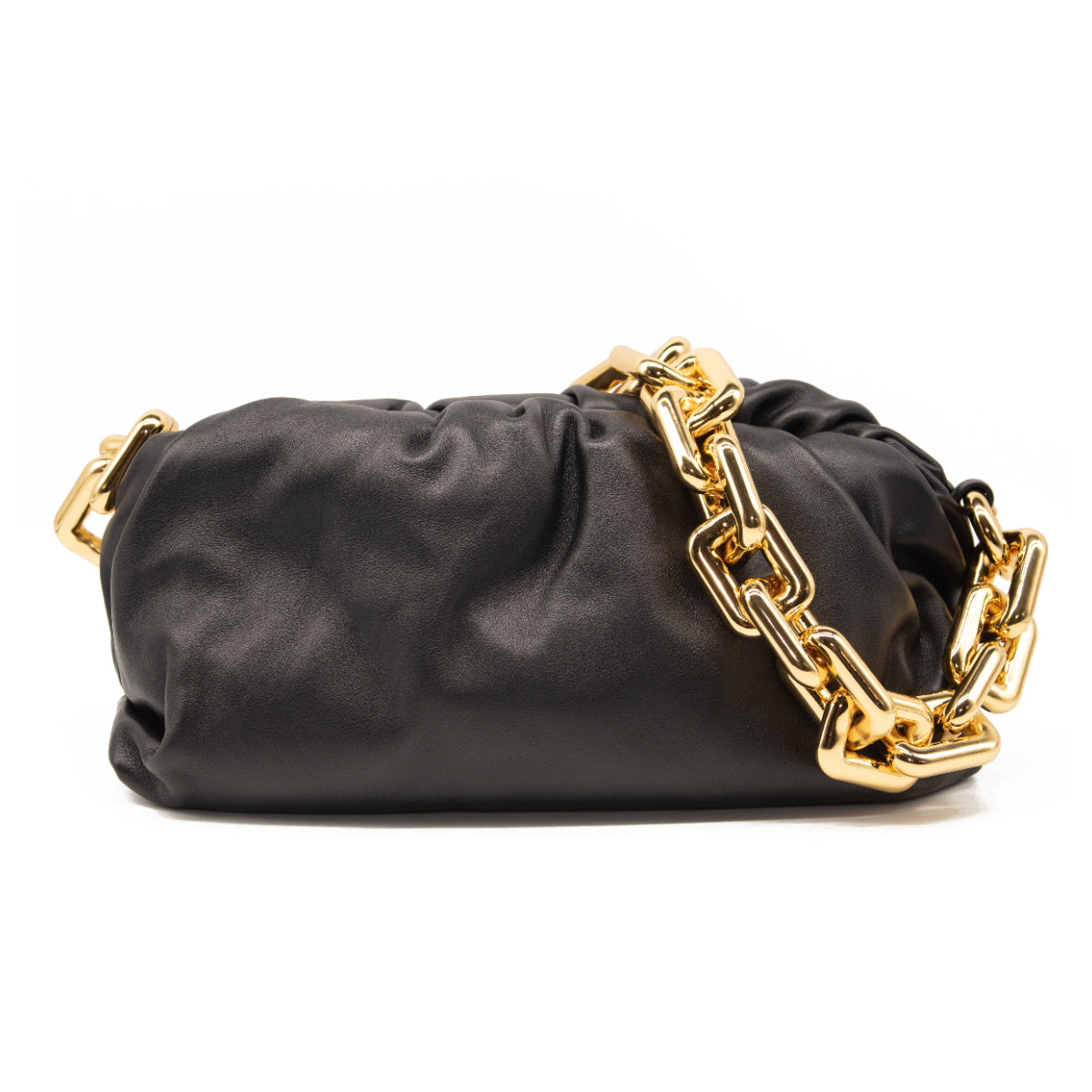 Bottega Veneta The Chain Pouch Leather Shoulder Bag