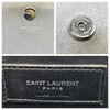Saint Laurent Medium Kate Monogram Shimmer Silver Chain Crossbody