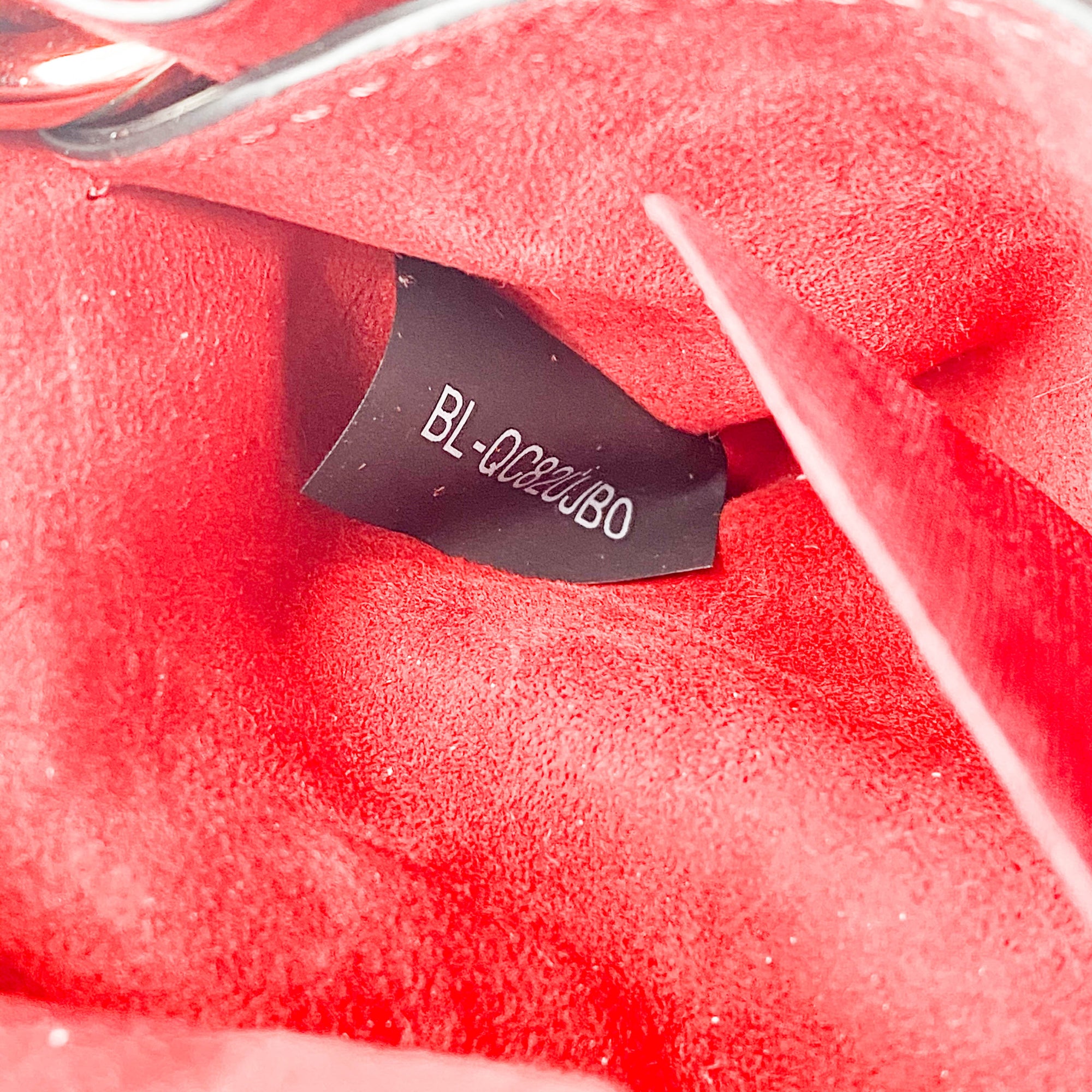 Valentino Rockstud Bloomy Mini Gathered Red Leather Cross Body Bag