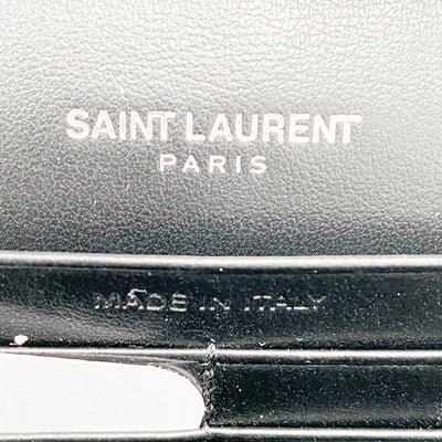 Saint Laurent Monogram Kate Chain Wallet Medium WOC Sparkle Gold