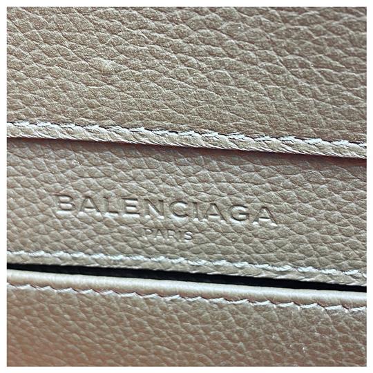 Balenciaga Papier Mini A4 Zip Around Vert Kaki Green Leather Shoulder Bag