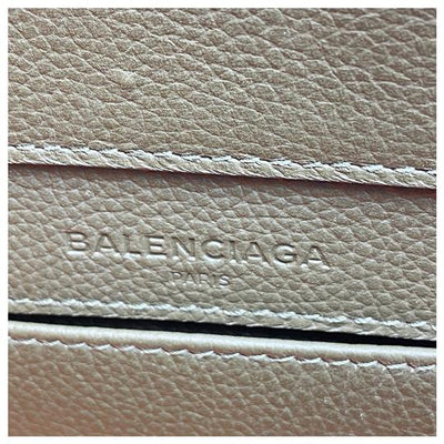 Balenciaga Papier Mini A4 Zip Around Vert Kaki Green Leather Shoulder Bag