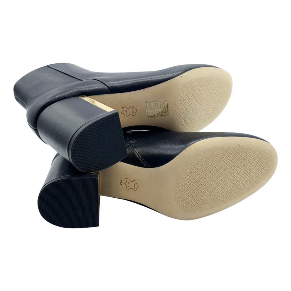 Tory Burch Black Gigi Logo Heel Boots/Booties