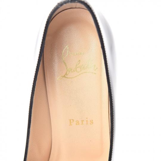 Christian Louboutin Black Patent Calf New Simple 120 37 Pumps