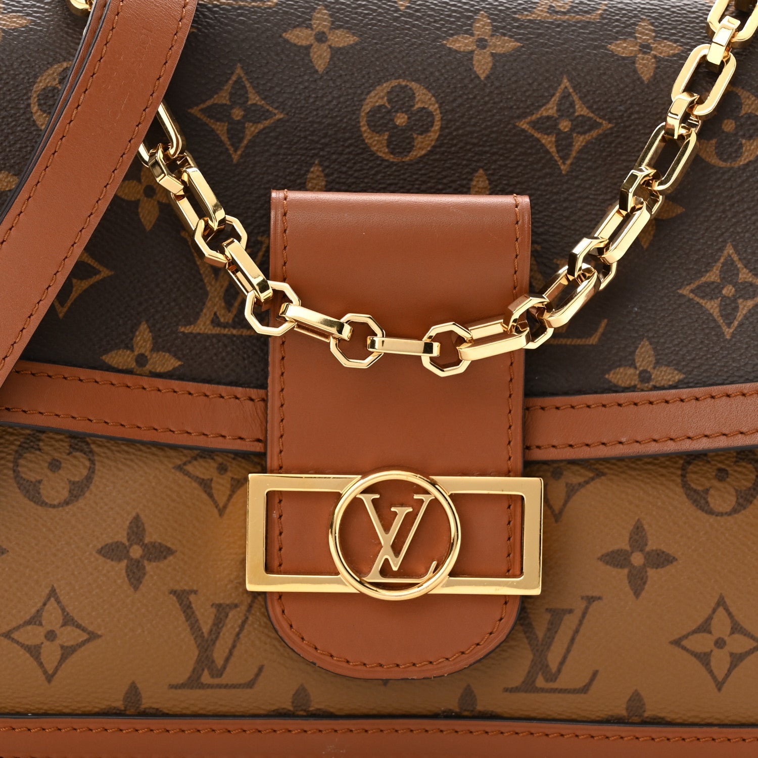 Louis Vuitton Dauphine MM Monogram Reverse