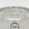 Cartier White Gold K18 Us 5 1/4 Ring