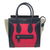 Celine Luggage Grained Calfskin Tri-color Micro Multicolor Black Leather Tote