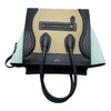 Celine Céline Luggage Smooth Calfskin Tri-color Micro Multicolor Bull Black Leather Tote