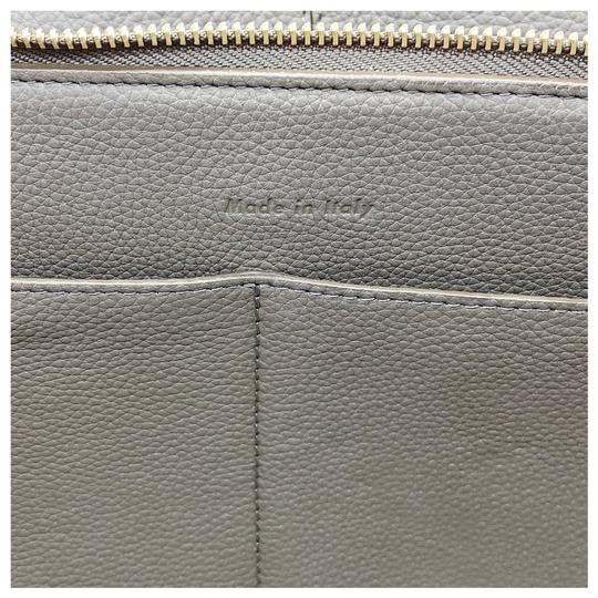 Celine Tri-Fold Baby Grained Calfskin Medium Souris Brown Leather Tote