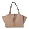 Céline Tri-Fold Baby Grained Calfskin Small Beige Leather Tote