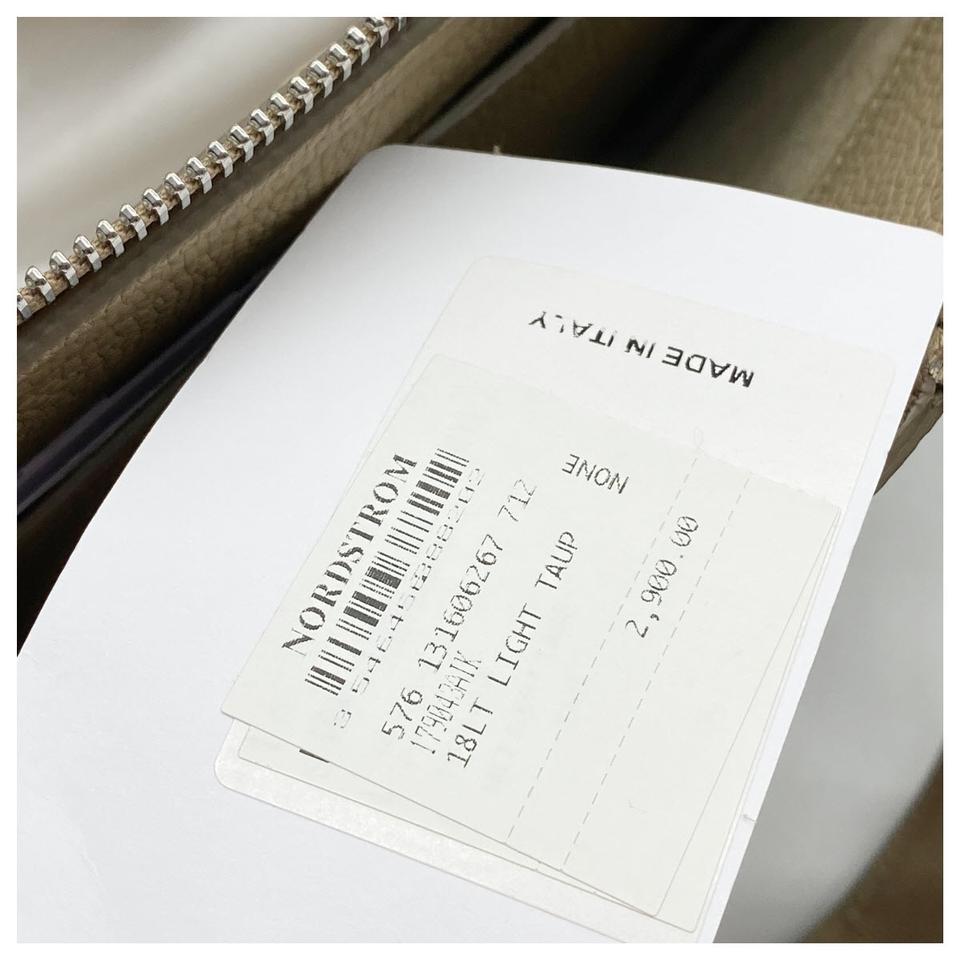 Céline Tri-Fold Baby Grained Calfskin Small Beige Leather Tote