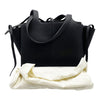 Celine Tri-Fold Baby Grained Calfskin Small Black Leather Tote