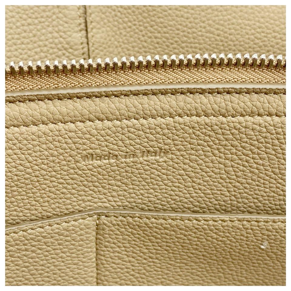 Céline Tri-Fold Baby Grained Calfskin Small Beige Leather Tote