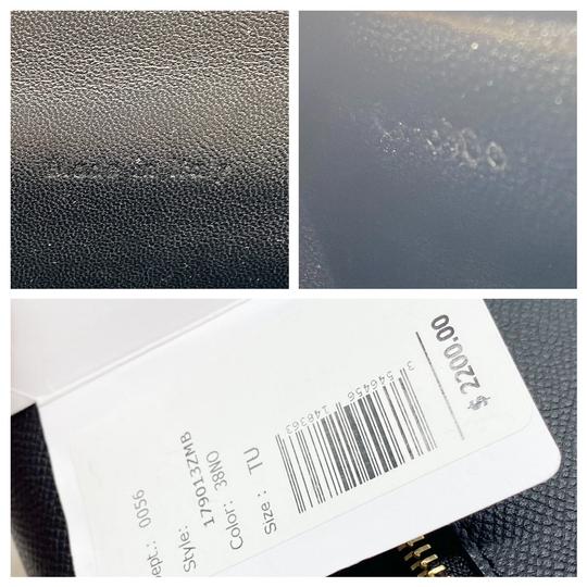 Céline Trotteur Medium Compact Grained Calfskin Cross Body Black Leather Shoulder Bag