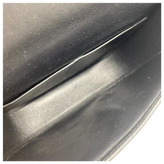 Céline Trotteur Medium Compact Grained Calfskin Cross Body Black Leather Shoulder Bag