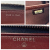 Chanel Black Lambskin Quilted Large Gusset Zip Around Wallet