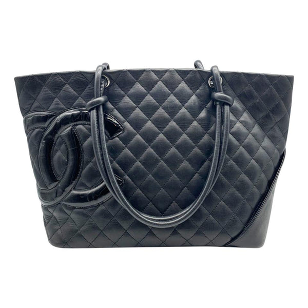 Chanel calfskin quilted large cambon tote Clearance