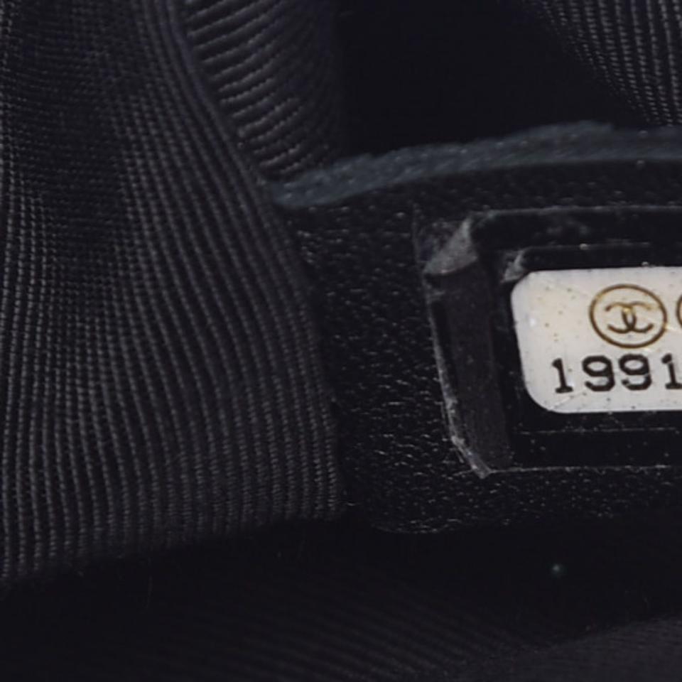 Chanel Handbag Boy Faded Quilted Medium Studded Flap Beige Brown Calfskin Leather Shoulder Bag