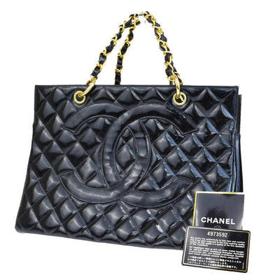 Chanel GST Grand Shopping Tote Black Caviar Shoulder Bag ○ Labellov ○ Buy  and Sell Authentic Luxury