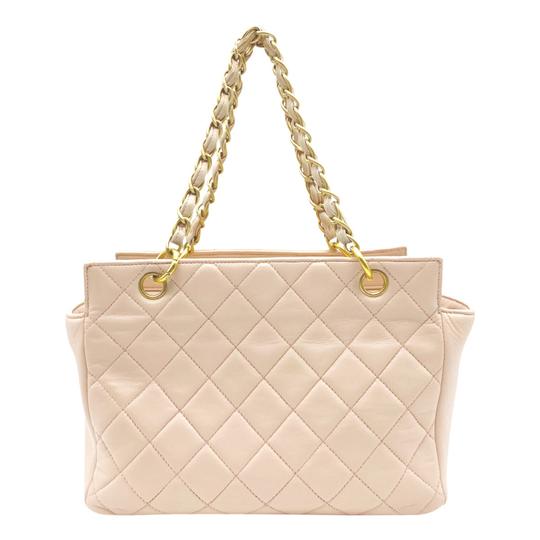 Chanel Timeless Quilted Petit Ptt Pink Leather Tote - MyDesignerly