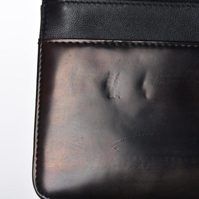 Chanel Boy Wallet on Chain Glazed Woc Black Calfskin Leather Shoulder Bag