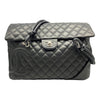 Chanel Tote Cambon Quilted Ligne Large Flap Black Leather Shoulder Bag