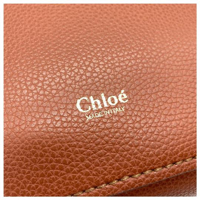 Chloe Aby Medium Brown Leather Tote