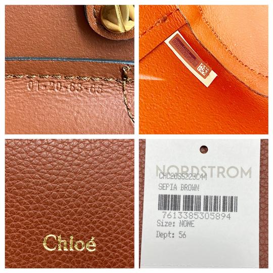 Chloe Aby Medium Brown Leather Tote