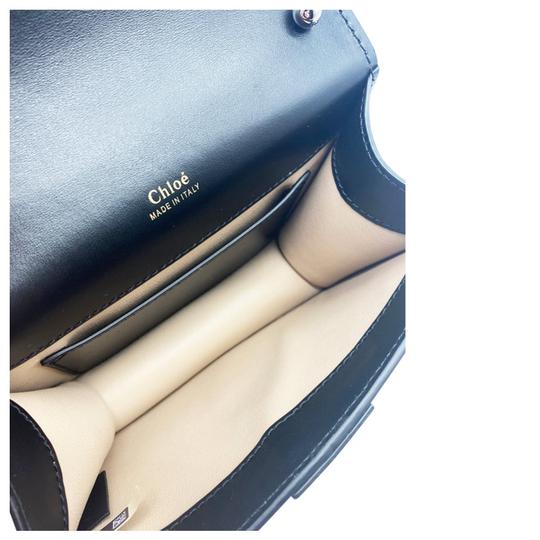 Chloe Aby Mini Black Leather Shoulder Bag