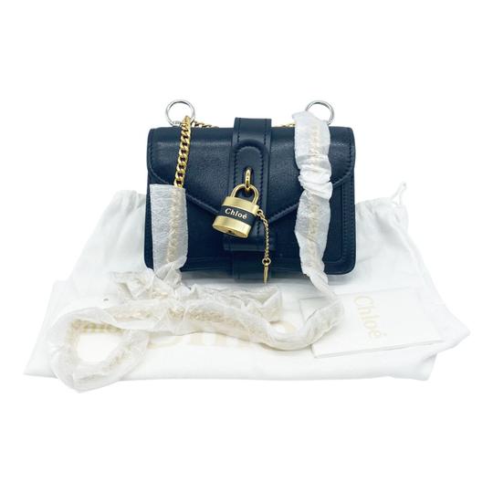 Chloe Aby Mini Black Leather Shoulder Bag